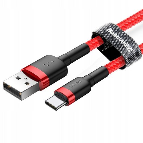 BASEUS MOCNY KABEL USB USB-C TYP-C PRZEWÓD OPLOT QUICK CHARGE 3.0 2A 2M na Arena.pl