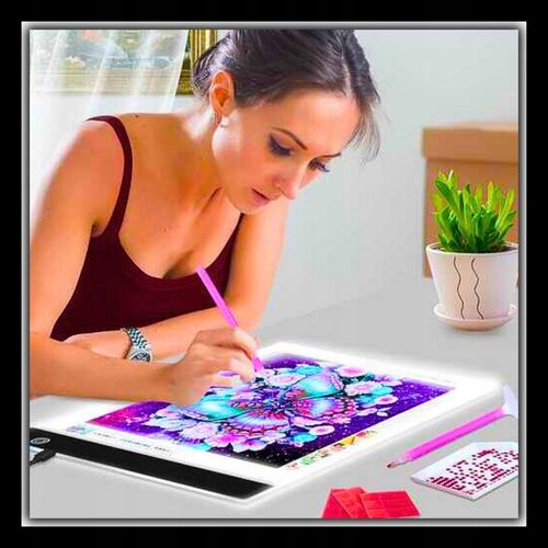 TABLET GRAFICZNY TABLICA DZIECI RYSOWANIA DESKA KREŚLARSKA LED+5 GRATISÓW na Arena.pl