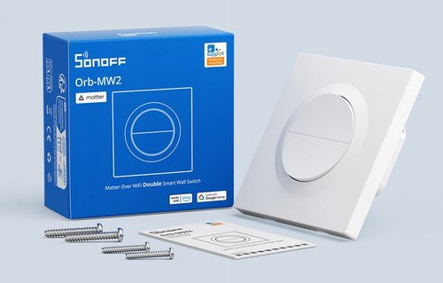 SONOFF MINI-2GS-E Orb-MW2 Smart Przełącznik Ścienny 2-Kanałowy WiFi Matter na Arena.pl