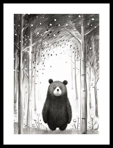 Plakat 25x35cm Ciekawski Miś na Arena.pl