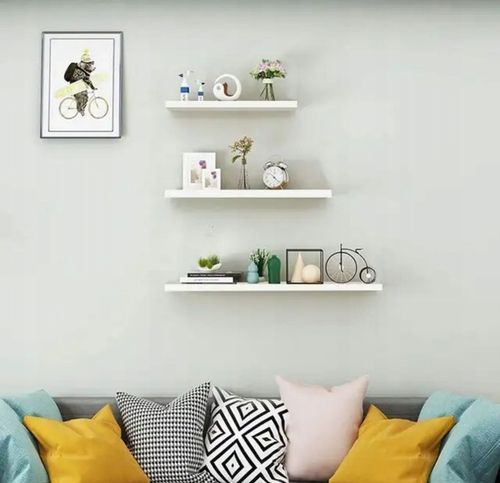 Zestaw Półek Ściennych Wiszących ARLES 30 40 50cm na Arena.pl