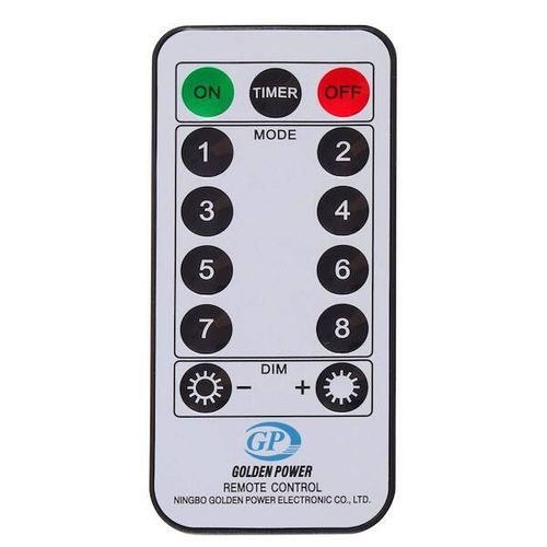 Lampki choinkowe 120 Led biały zimny z programatorem i pilotem na baterie na Arena.pl