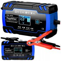 PROSTOWNIK DO AKUMULATORA FUNKCJA NAPRAWY SAMOCHODOWY AUTOMATYCZNY |12V 8A