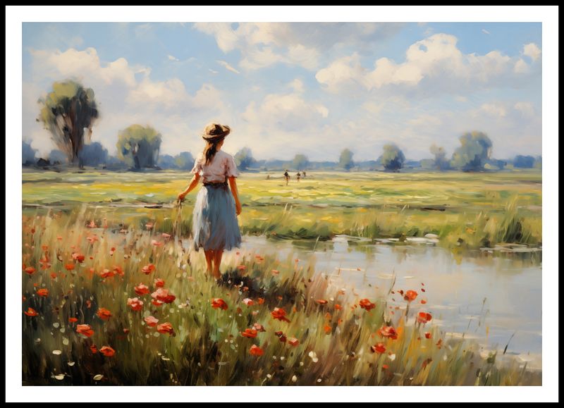 Plakat 100x70cm Wiejski Spokój zdjęcie 3