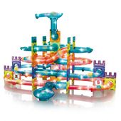 KLOCKI MAGNETYCZNE 166 ELEMENTÓW LED KREATYWNE 2D 3D DLA DZIECI