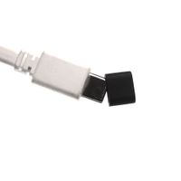 Nakładka zabezpieczająca wtyczkę przewodu USB-C czarna
