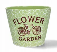 Osłonka ceramiczna doniczka ogród balkon taras 2