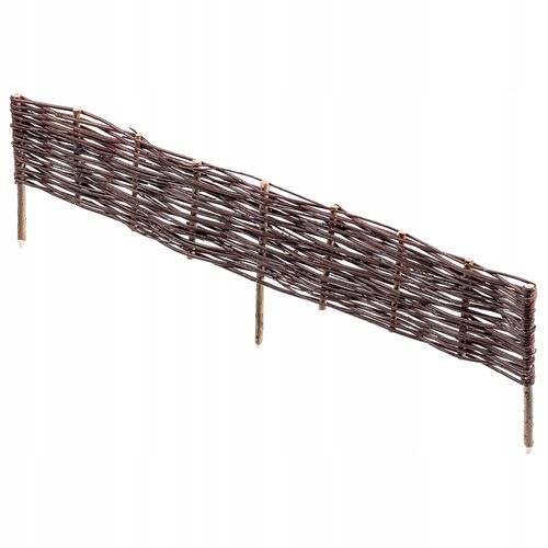 Palisada Ogrodowa 120x20cm Obrzeże Płot Wiklinowy na Arena.pl