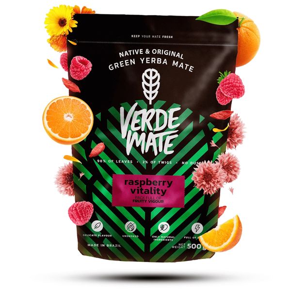 Verde Mate Green Raspberry Vitality 0,5 kg zdjęcie 1