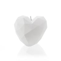Świeca Heart Low-Poly Świeczka Serce Wegańska parafina 18h