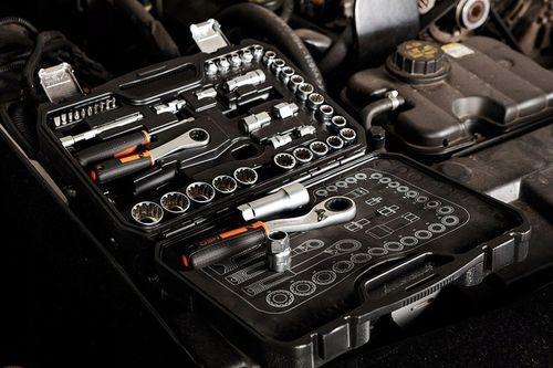 NEO ZESTAW NASADEK PRZELOTOWYCH 1/4" 3/8" 46szt z grzechotkami CrV 10-019 na Arena.pl