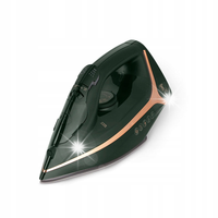 Żelazko zielone 2200W regulacja pary ceramiczna stopa