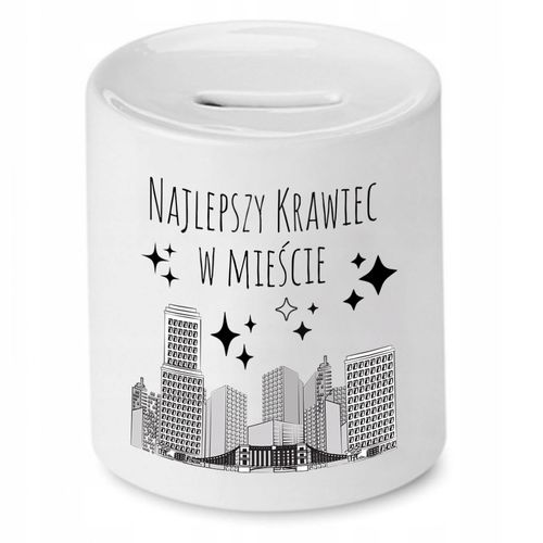 Skarbonka Dla Krawcowej Krawca Najlepszy W Mieście Z Nadrukiem Ze Zdjęciem na Arena.pl
