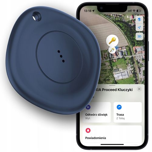 MyTag AirTag Lokalizator Przedmiotów Apple Find My Bluetooth Granatowy na Arena.pl