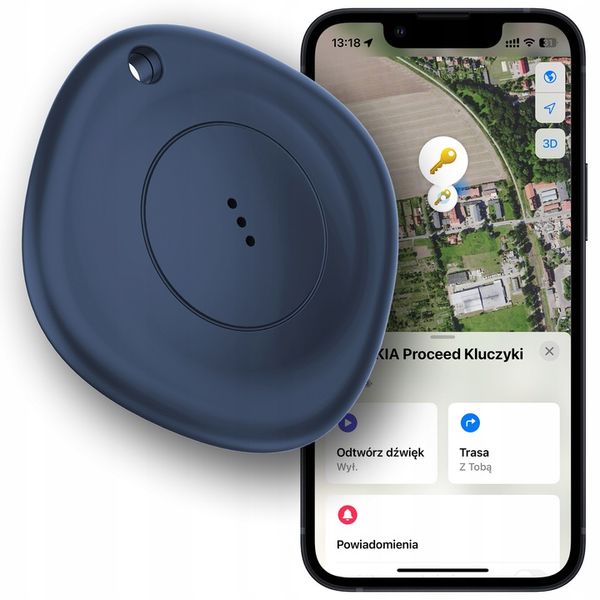 MyTag AirTag Lokalizator Przedmiotów Apple Find My Bluetooth Granatowy zdjęcie 1