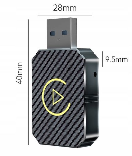 BEZPRZEWODOWY ADAPTER ANDROID AUTO CARPLAY 2 W 1 PLUG AND PLAY MINI CAR AI na Arena.pl