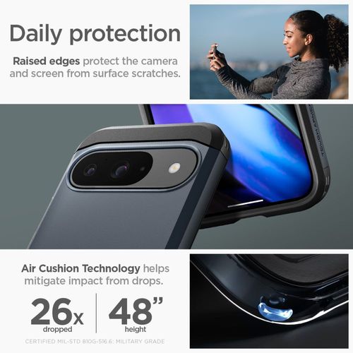 spigen tough armor google pixel 9 / 9 pro metal slate na Arena.pl