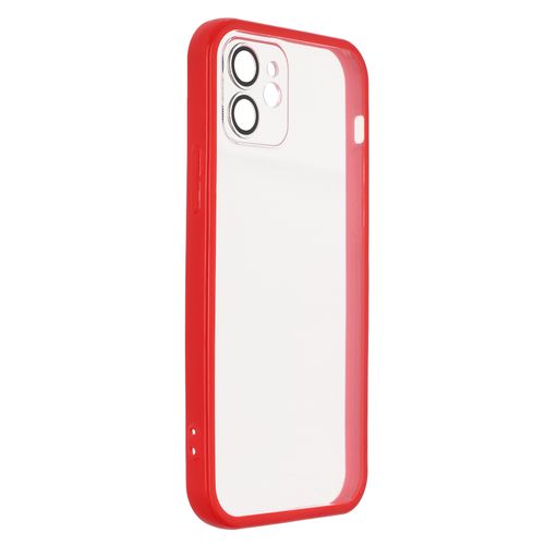 etui do iphone 12 w393 bezbarwny z czerwonym na Arena.pl