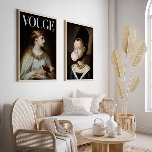 Zestaw dwóch plakatów guma do żucia 30x40 cm na Arena.pl