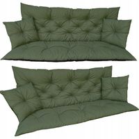 Poduszka ogrodowa na meble ogrodowe huśtawke ławke 120x60x50 + 2 poduszki