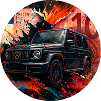 Opłatek na tort Mercedes Auto Samochód Logo Urodziny 18 30 40 50