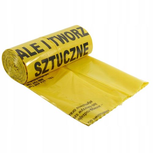 WORKI DO SEGREGACJI PLASTIK ŻÓŁTE 120L X 50 SZTUK na Arena.pl