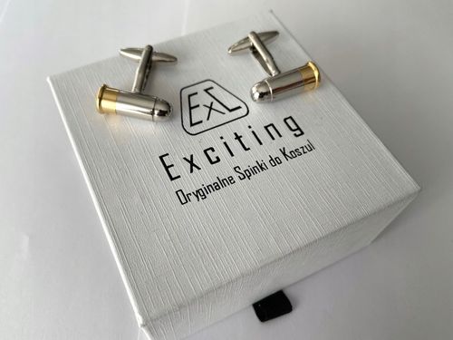 Spinki do mankietów EXC Naboje dla Żołnierza Wojaka Policjanta Myśliwego na Arena.pl