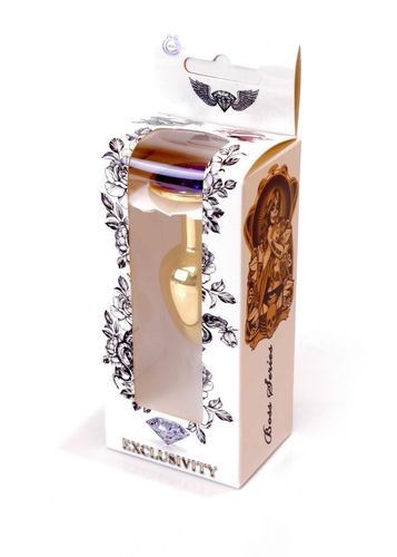 plug jewellery gold plug  purple na Arena.pl