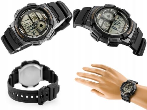 Zegarek CASIO dla chłopca PREZENT NA KOMUNIĘ +BOX +TOREBKA +GRAWER na Arena.pl