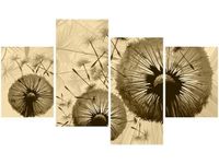 140CM 70 OBRAZ DMUCHAWCE KREMOWYM TLE ŚCIENNY