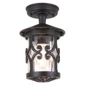 Zewnętrzna LAMPA sufitowa HEREFORD BL13A-BLACK Elstead klasyczna OPRAWA ogrodowa IP23 outdoor czarna
