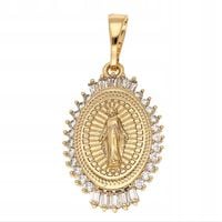 Zawieszka Matka Boska ze stali chirurgicznej 316l