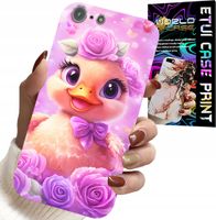 ETUI DO IPHONE 5 / 5S / 5C - SŁODKA KACZUCHA, KACZKA NA RÓŻOWYM TLE