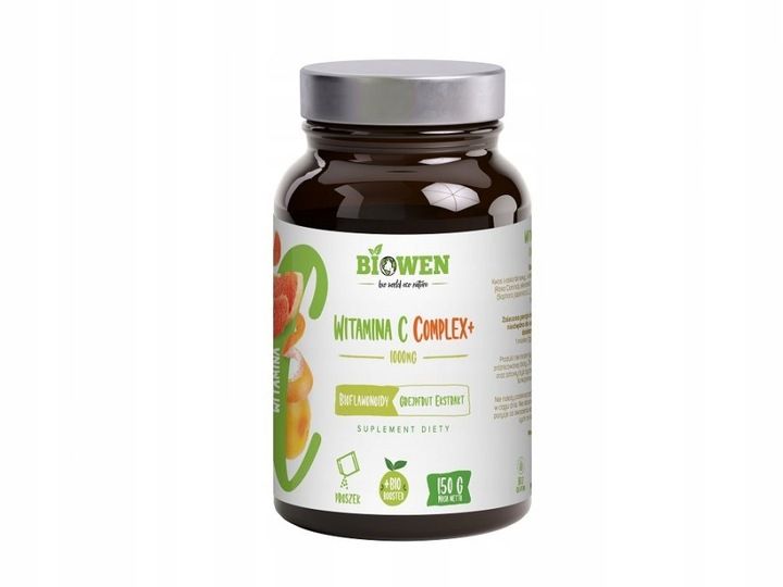 Biowen Witamina C Complex+ hesperydyna kwas l-askorbinowy proszek 150 g zdjęcie 1