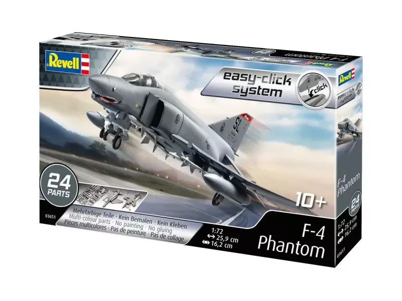 Model do sklejania Samolot 1/72 Easy Click F-4E Phantom zdjęcie 1
