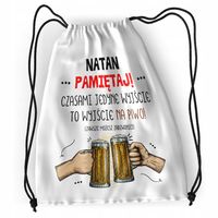 Plecak Dla Natana Sportowy Szkolny Worek Torba Z Nadrukiem Ze Zdjęciem