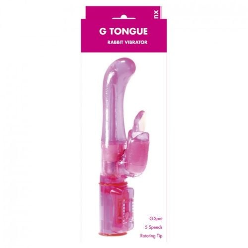 wibrator  g tongue rabbit vibrator pink os na Arena.pl