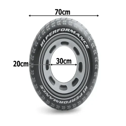 Duże koło 70cm dmuchane dla dziecka dorosłego do pływania w wodzie na Arena.pl