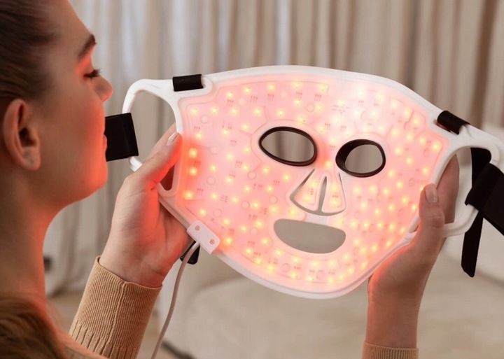 Maska do twarzy LED SILKN FLM100PE1001Biały zdjęcie 7