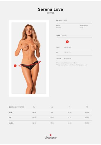 bielizna-serena love figi   xs/s na Arena.pl