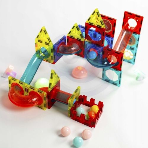 Klocki Magnetyczne Tor Kulkowy 75 el. WOOPIE na Arena.pl