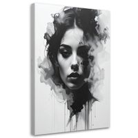 Nowoczesny obraz do salonu sypialni, Abstrakcja Kobieta portret