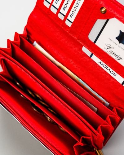 portfel damski pu chwj-05-4825 red na Arena.pl