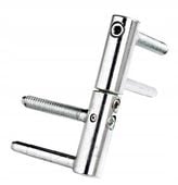 zawias regulowany fi 14mm otlav wkręcany srebrny