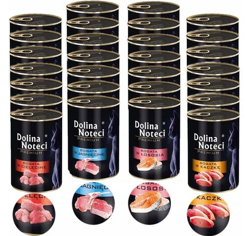 DOLINA NOTECI PREMIUM KOT Karma MOKRA mix smaków 24 x 400g na Arena.pl