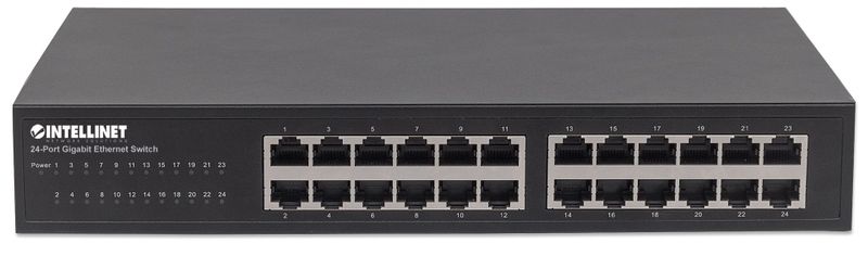 INTELLINET GIGABIT SWITCH 24X 10/100/1000 RJ45 DESKTOP/RACK 561273 zdjęcie 4