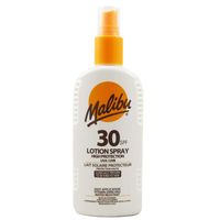Malibu Protective Lotion SPF30 Wodoodporny Spray 200ml