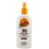 Malibu Protective Lotion SPF30 Wodoodporny Spray 200ml