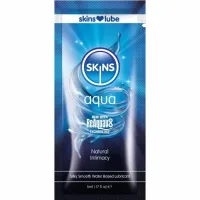 skins aqua lubrykant na bazie wody jednorazowy 5 ml, bezzapachowy