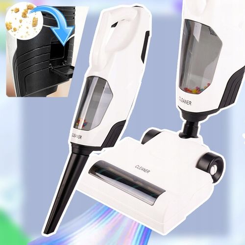 ODKURZACZ PIONOWY DLA DZIECI BEZPRZEWODOWY Z FUNKCJĄ SSANIA Z DŹWIĘKIEM 2w1 na Arena.pl